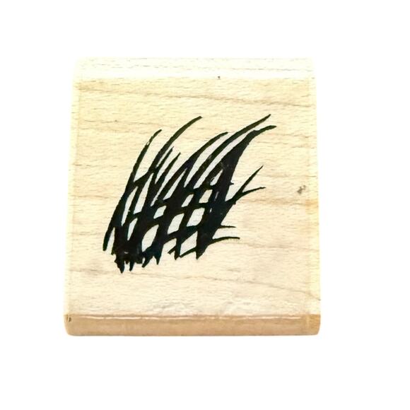 JRL Design Co Mini Grass Rubber Stamp - Picture 1 of 3
